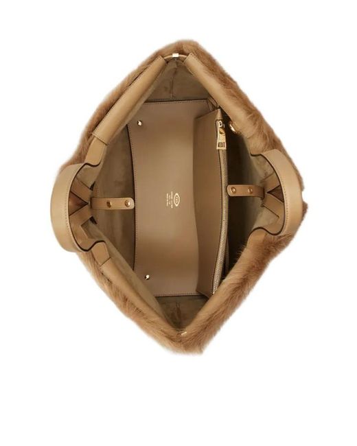 Tod's Brown Di Bag Folio Medium Shoulder Bag