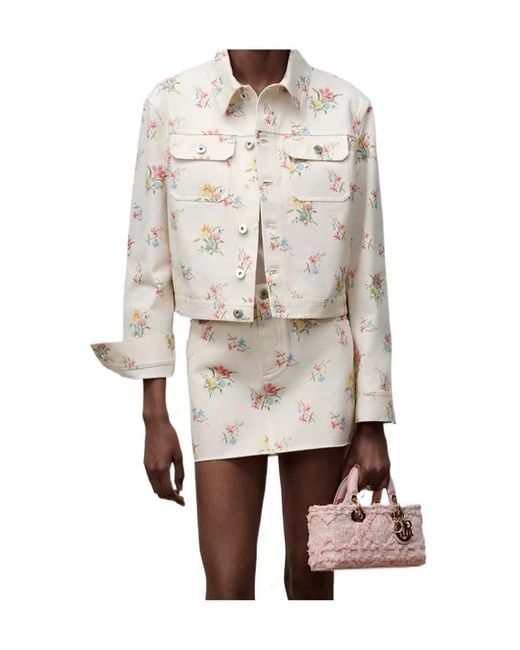 Dior White Long-Sleeve Casual Jacket
