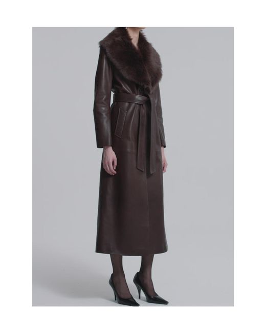 Nour Hammour Black Long-Sleeved Coat