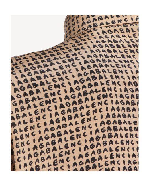 Balenciaga Brown Monogram Shirt