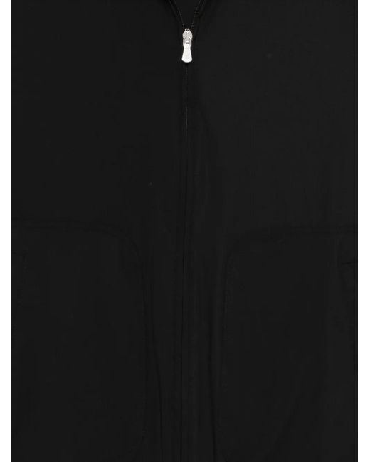 Eleventy Black Zipped Gilet for men