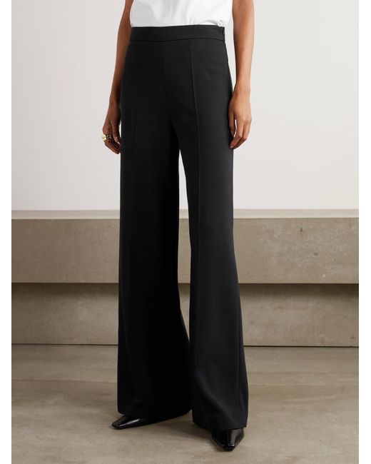 Joseph Black High Waist Wide Leg Casual Pants