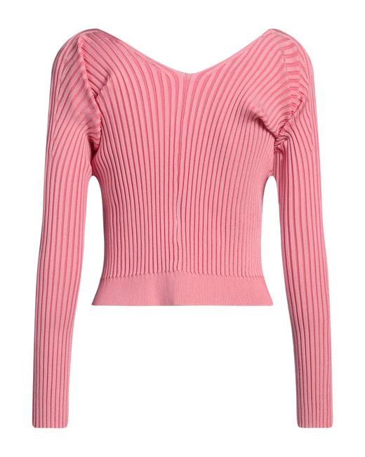 Jacquemus Red Solid Color Jumpers