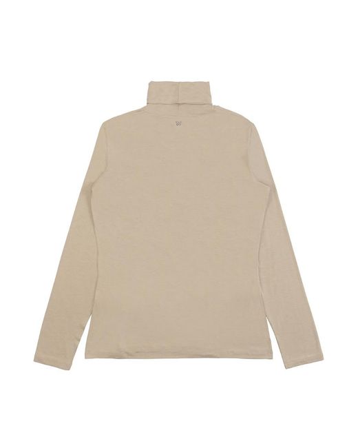 Weekend by Maxmara Natural High-Neck Knitted Pullover