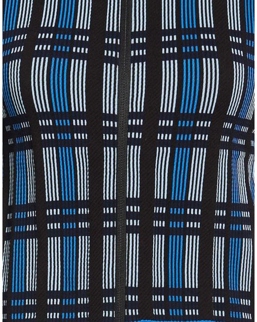 Marni Blue Solid Color Jacquard Long Sleeve Top
