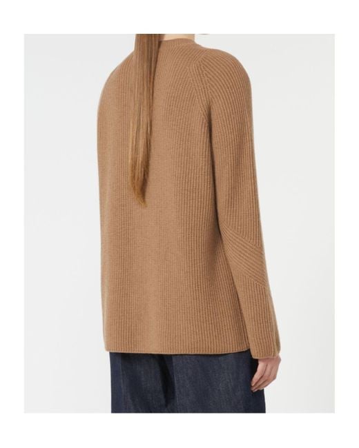 Max Mara Brown Molveno Crewneck Jumper