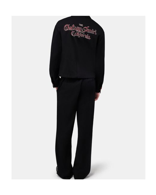 Amiri Blue Zipped Long Sleeved Jacket for men