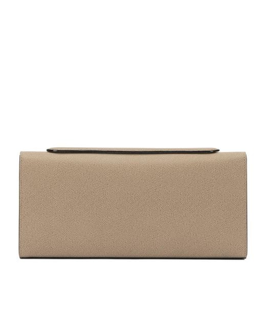 Valextra Natural Iside Clutch Bag
