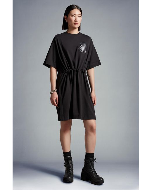 Moncler Black Cotton Dress