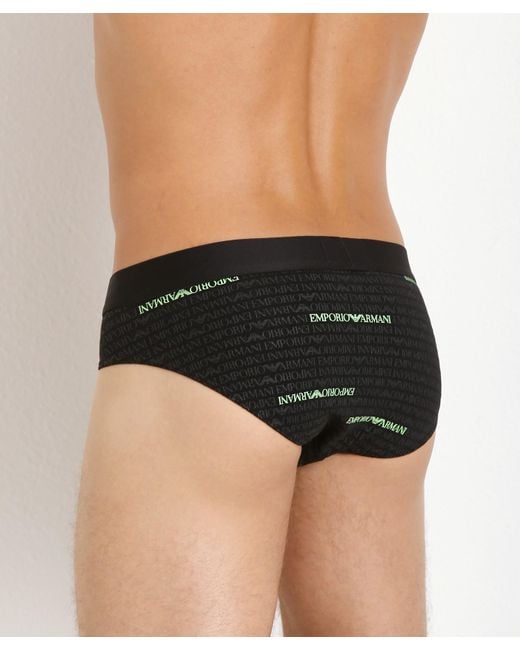 Emporio Armani Blue Logo Detail Panties for men