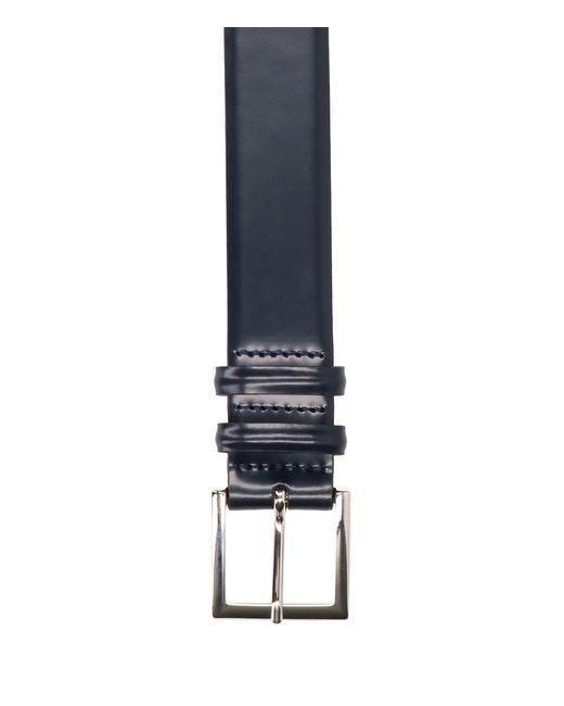 Orciani Blue Pointed-Tip Buckle-Fastened Belt for men