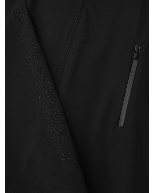 Fear Of God Black Essentials Active Trace Trench Coat for men