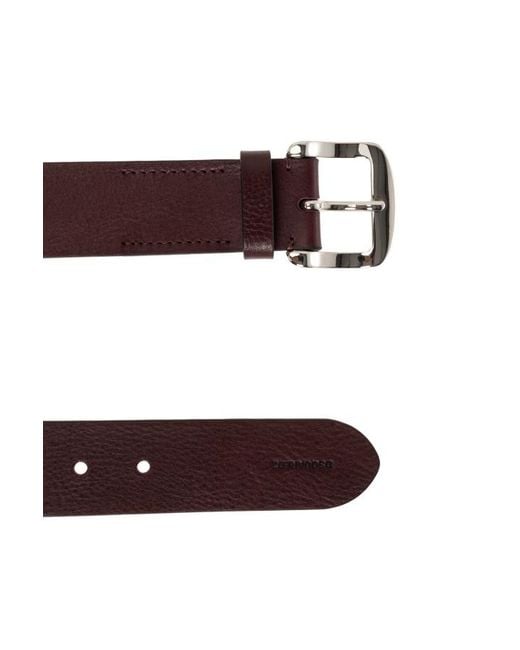 DSquared² White Basic Belt