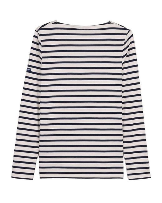 Saint James Blue Long-Sleeve T-Shirt