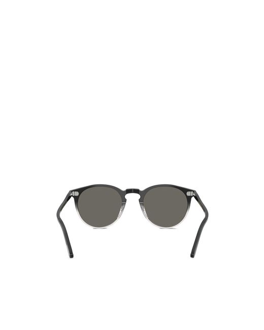 Oliver Peoples Metallic Oval Frame Sunglasses for men