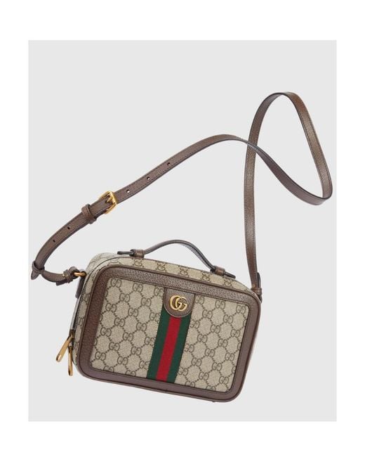 Gucci Brown Ophidia Small Shoulder Bag for men