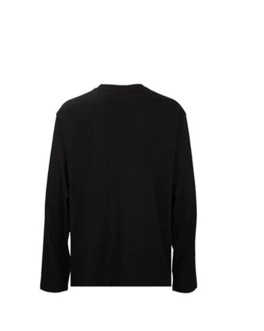 we11done Green Round-Neck Long-Sleeved T-Shirt for men
