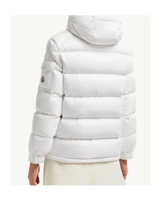 Moncler Gray Maire Hooded Short Down Jacket