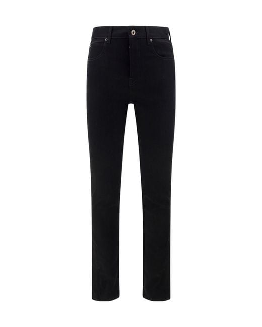 Loewe Blue Logo-Patch Denim Jeans for men