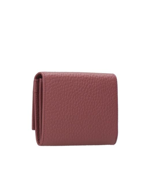 Orciani Red Logo Wallet