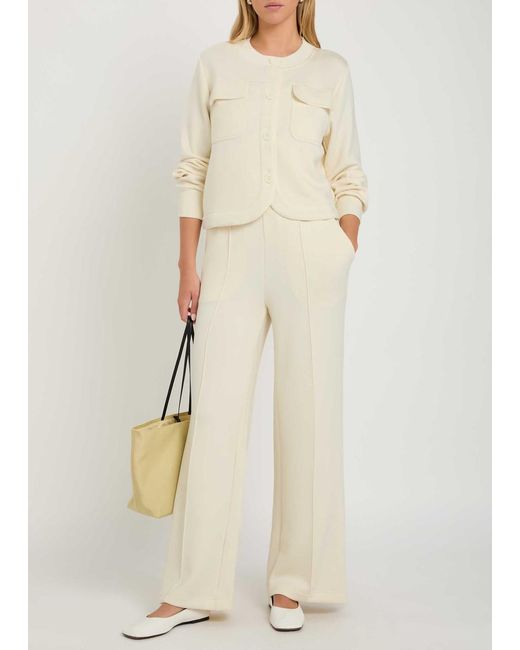 Varley White Comfortable Knit Pants