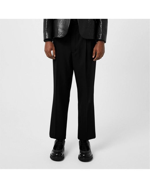 Prada Black Pleated Track Pants for men