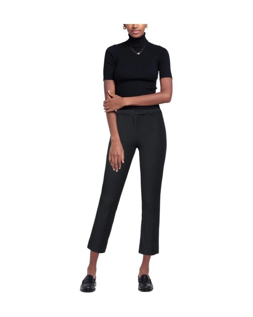 Max Mara Black Simple Solid-Color Pants