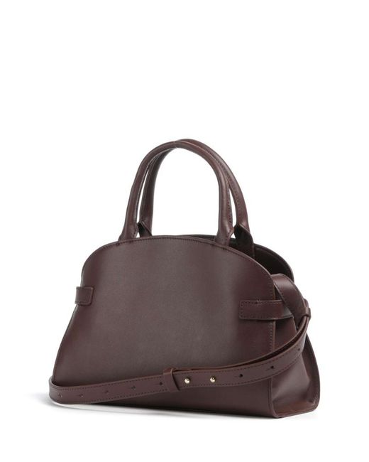 Coccinelle Brown Belted Top Handle Shoulder Bag