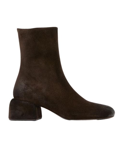 Marsèll Brown Marsèll Basata Round Toe Ankle Boots