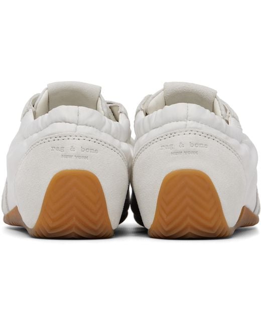 Rag & Bone White Emilee Ballet Runner Sneakers