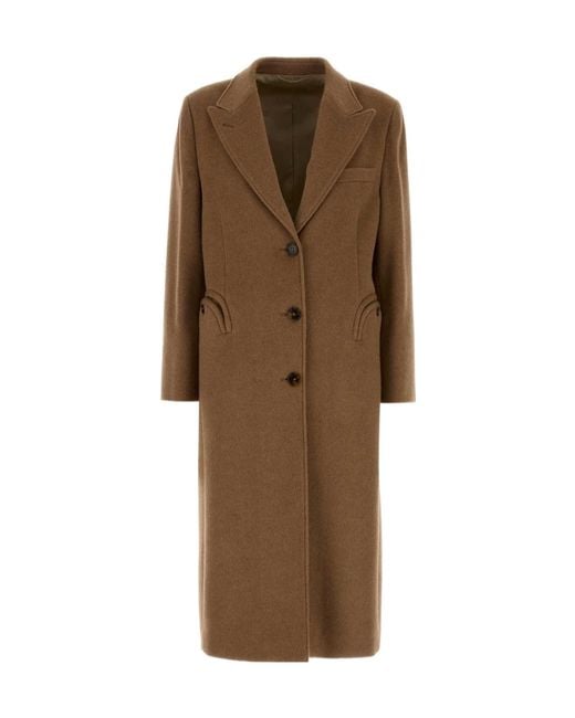 Blazé Milano Brown Blazé Milano Mylius Heck Long Coat