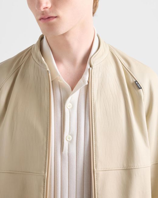 Prada Natural Nappa Leather Jacket for men