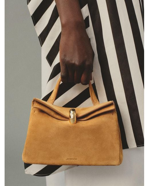 Jacquemus Brown Valerie Small Top-Handle Tote Bag