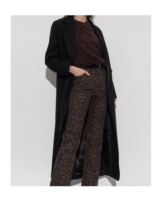 AllSaints Black Nellie Long Coat