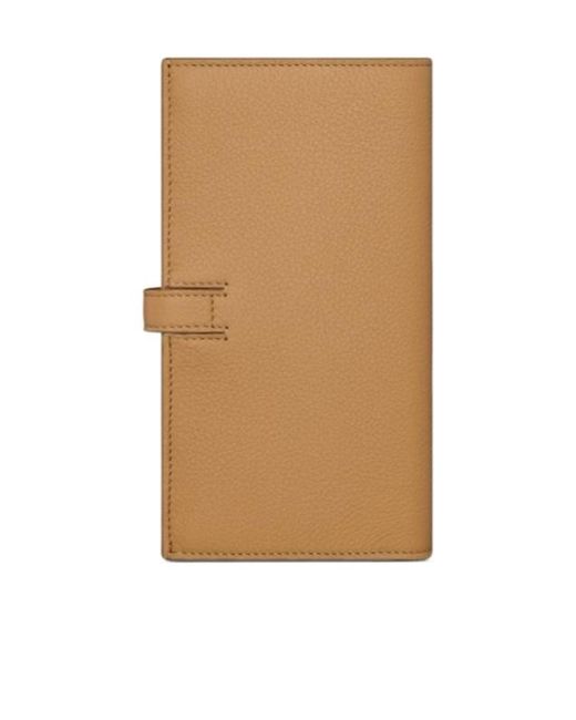 Dior Natural Normandie Vertical Bifold Wallet for men