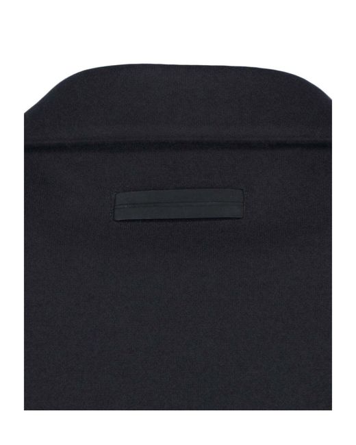 Zegna Black Single-Breasted Patch-Pocket Blazer for men