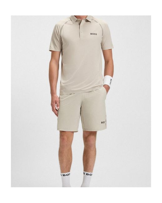 Boss Gray Elastic Waist Shorts for men