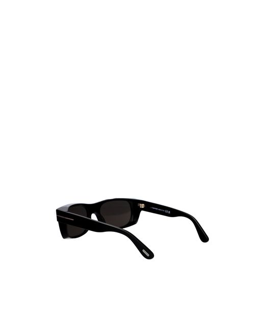 Tom Ford Black Eyewear Juan Rectangle Frame Sunglasses for men
