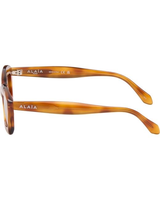 Alaïa Brown Sunglasses