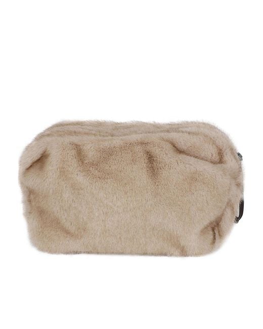 P.A.R.O.S.H. Natural Zip-Top Clutch