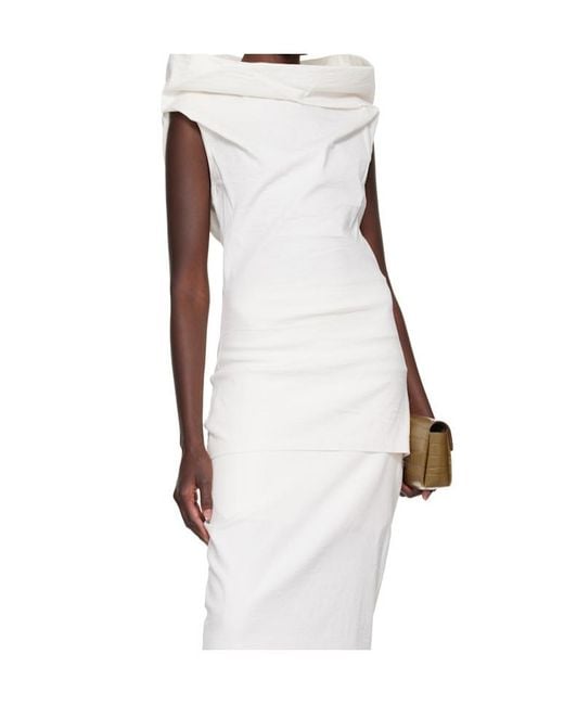 Issey Miyake White Sleeveless Top