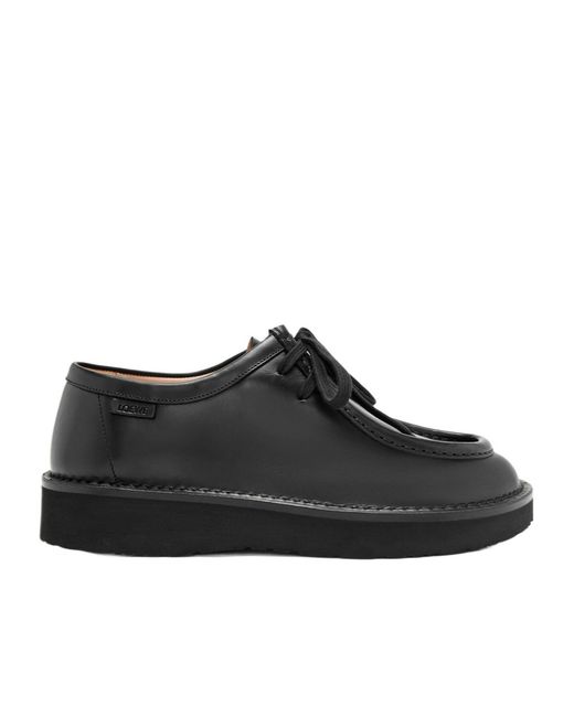 Loewe Black Faro Lace-Up Shoes for men