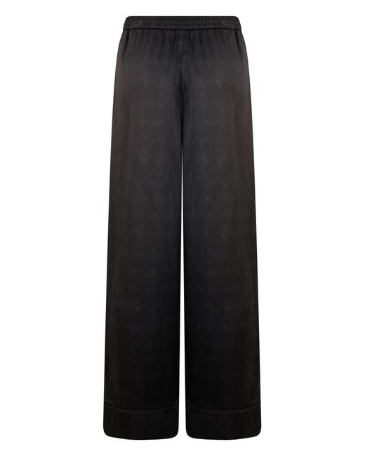 Herno Black Wide-Leg Drawstring Trousers