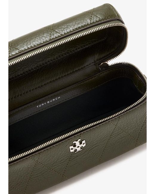 Tory Burch Green Quilted Shoulder Bag