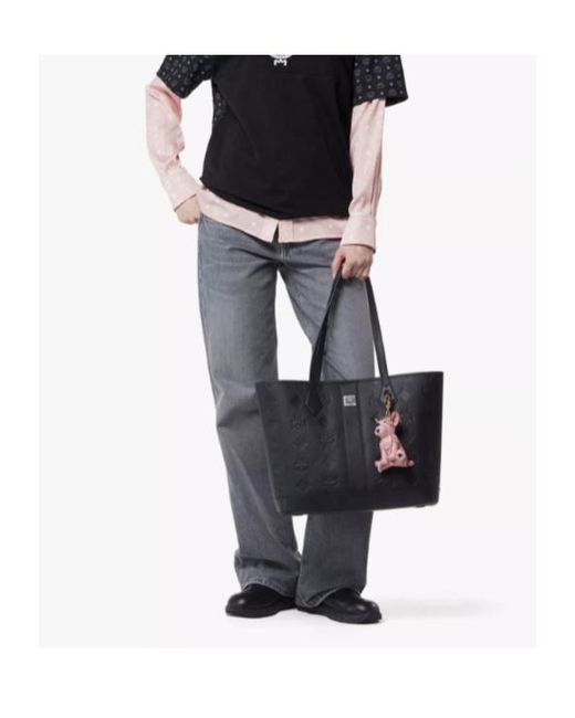 MCM Black New Liz Shopper