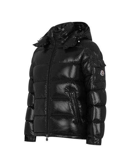 Moncler Black Logo Down Jacket for men