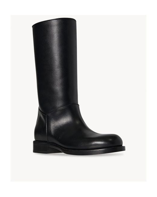 The Row Black Nobilis Riding Boots