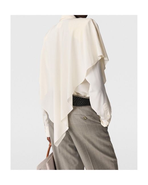 Stella McCartney White Layered Long-Sleeved Shirt