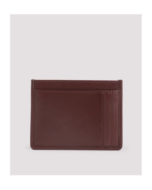 Miu Miu Purple Logo-Lettering Cardholder