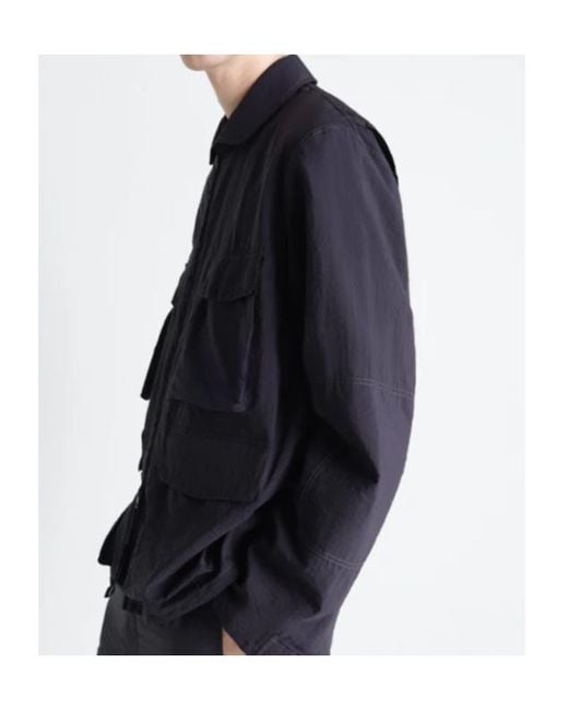 Lemaire Blue 3D Pocket Jacket for men